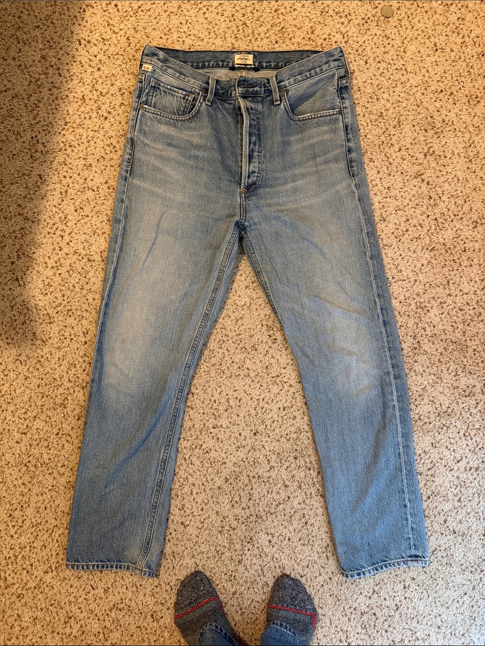 Citizens of humanity charlotte high rise straight jeans